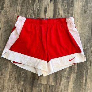 Nike shorts. Built in short liner.  Size large.